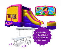 Party Package Dora The Explorer Pink Module Combo