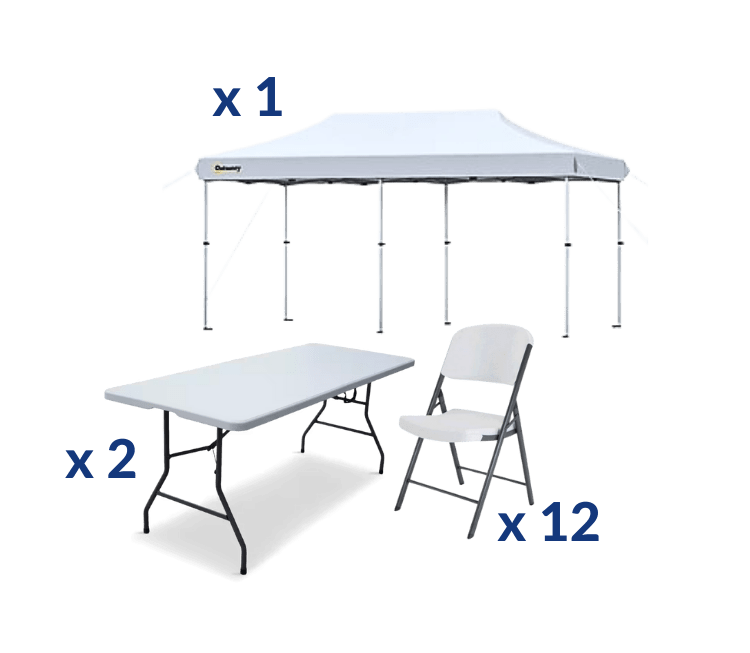 Tent, Tables & Chairs