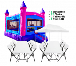 Party Package Pink Castle