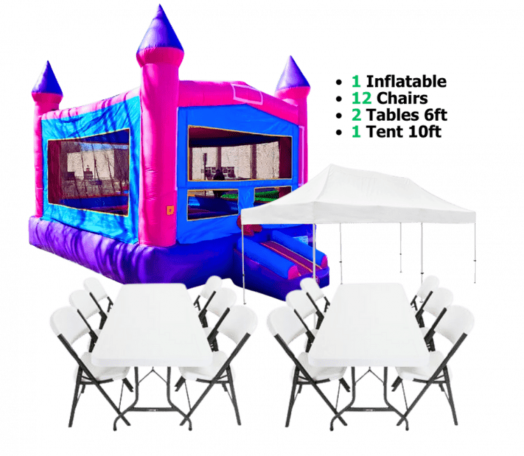 Party Package Pink Castle