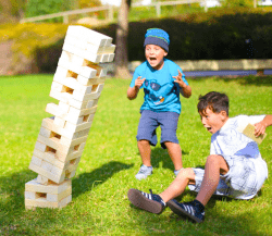 Giant Jenga Tower